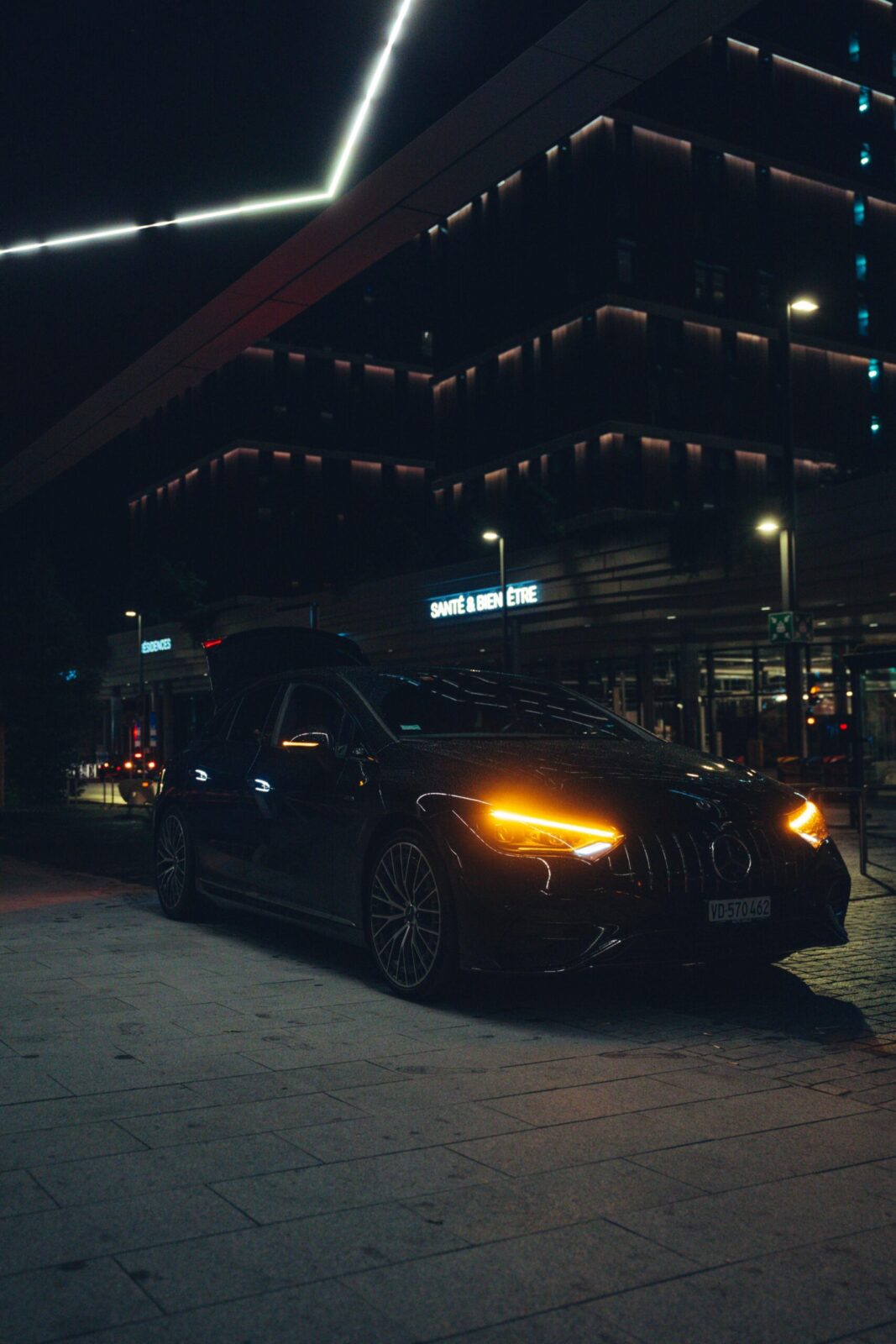 Mercedes EQE — private chauffeur Switzerland