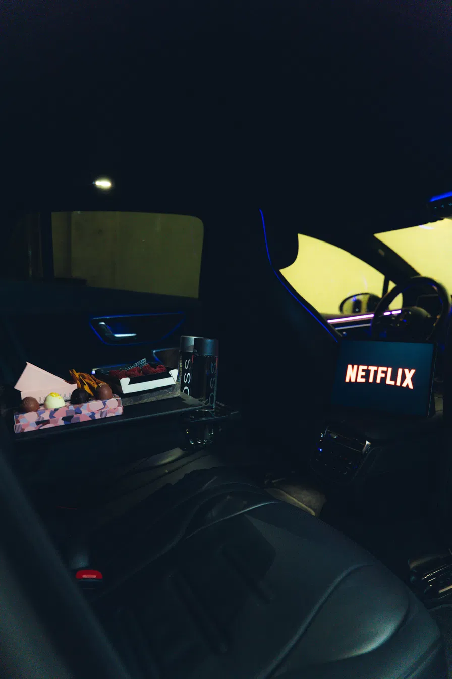 On board — A private screen
