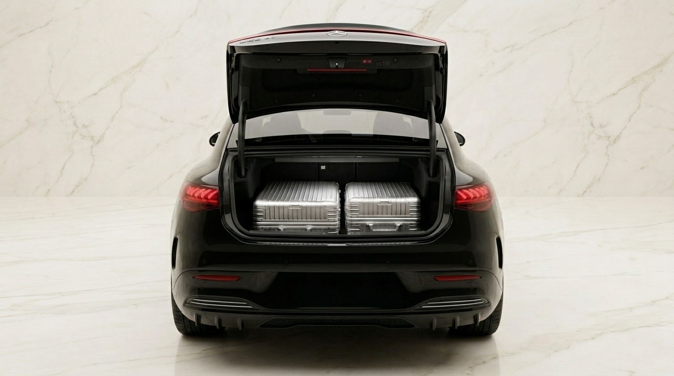 Mercedes EQE — Luggage