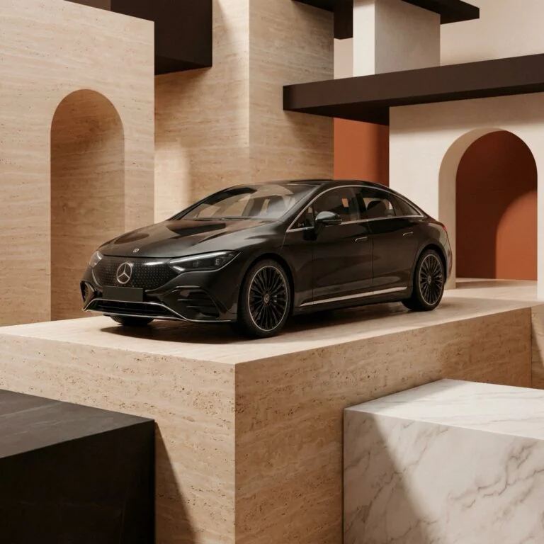 Mercedes EQE &mdash; private chauffeur in Switzerland