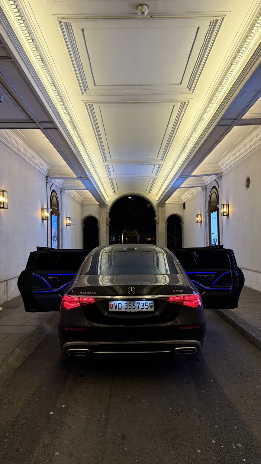 Mercedes-Maybach S-Class — private chauffeur Switzerland